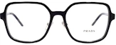 Lookbook PRADA HERITAGE Square Optical Glasses, Unisex Frame, Black Holiday Travel Edition. VPR13Z-D 1AB-1O1