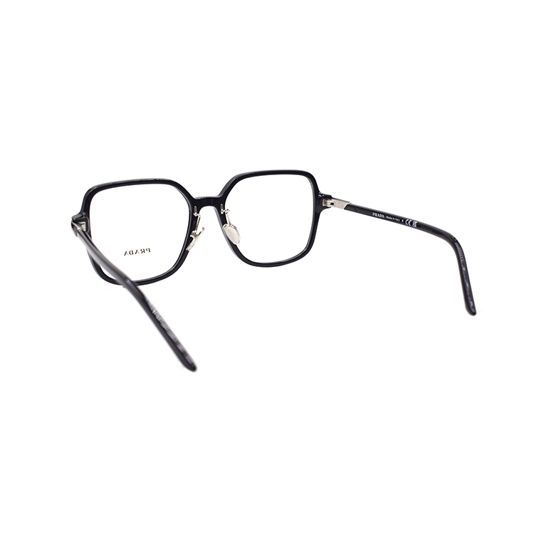 Shop PRADA HERITAGE Square Optical Glasses, Unisex Frame, Black Holiday Travel Edition. VPR13Z-D 1AB-1O1