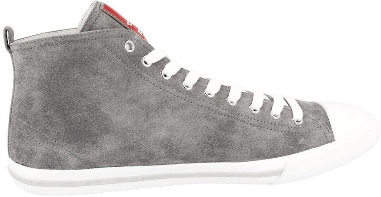 普拉达高帮灰色皮革运动鞋 4E2550_OQ4_F073A Order 普拉达高帮灰色皮革运动鞋 4E2550_OQ4_F073A