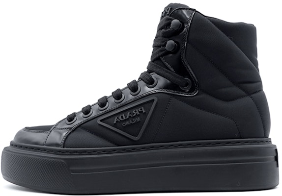 Prada High-Top Nylon Sneakers 'Black Fashion' 2TG183_3LF5_F0002 Buy Prada High-Top Nylon Sneakers 'Black Fashion' 2TG183_3LF5_F0002