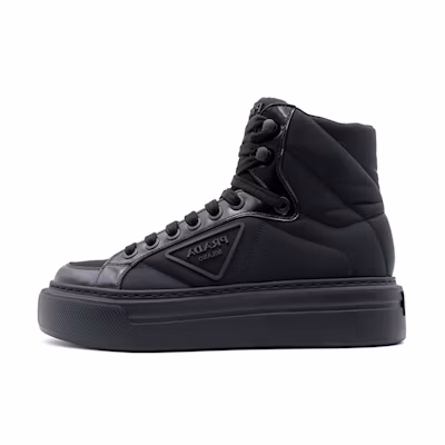 Prada High-Top Nylon Sneakers 'Black Fashion'