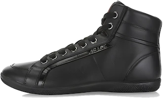 Prada High-Top Sneakers 'Black Leather' 4T2752_OY5_F0002 Prada High-Top Sneakers 'Black Leather' 4T2752_OY5_F0002