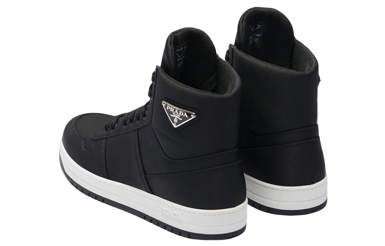 Prada High-Top Sneakers 'Black Nylon' 圖 4