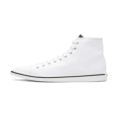 Prada High-Top Sneakers 'White Canvas'