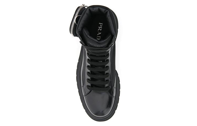 Prada High-Top Martens Boots 'Black CMFT Durable' 圖 3