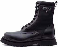 Prada High-Top Martin Boots 'Logo Patchwork Black' 2UE011_3LFR_F0002 Prada High-Top Martin Boots 'Logo Patchwork Black' 2UE011_3LFR_F0002