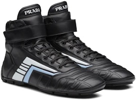 PRADA 普拉達 高幫運動鞋 黑藍 Order PRADA 普拉達 高幫運動鞋 黑藍