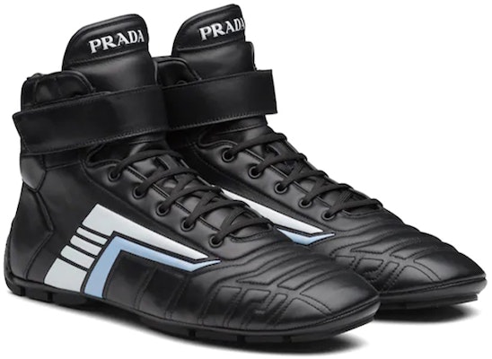 Prada Rev Cuero High 'Negro Azul Claro' 2TG172_A21_F014B Order Prada Rev Cuero High 'Negro Azul Claro' 2TG172_A21_F014B