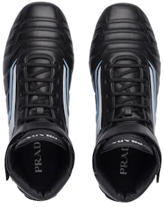 Prada Rev Cuero High 'Hitam Biru Muda' 2TG172_A21_F014B Shop Prada Rev Cuero High 'Hitam Biru Muda' 2TG172_A21_F014B