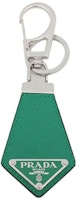 PRADA Irregular Letter Logo Keychain Unisex Green. 2PP041053F0458 PRADA Irregular Letter Logo Keychain Unisex Green. 2PP041053F0458