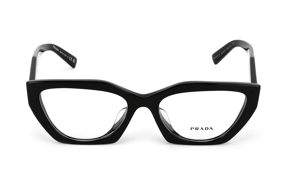 PRADA Irregular Optical Frame Black Unisex Glasses. 0PR09YVF-1AB101 圖 6