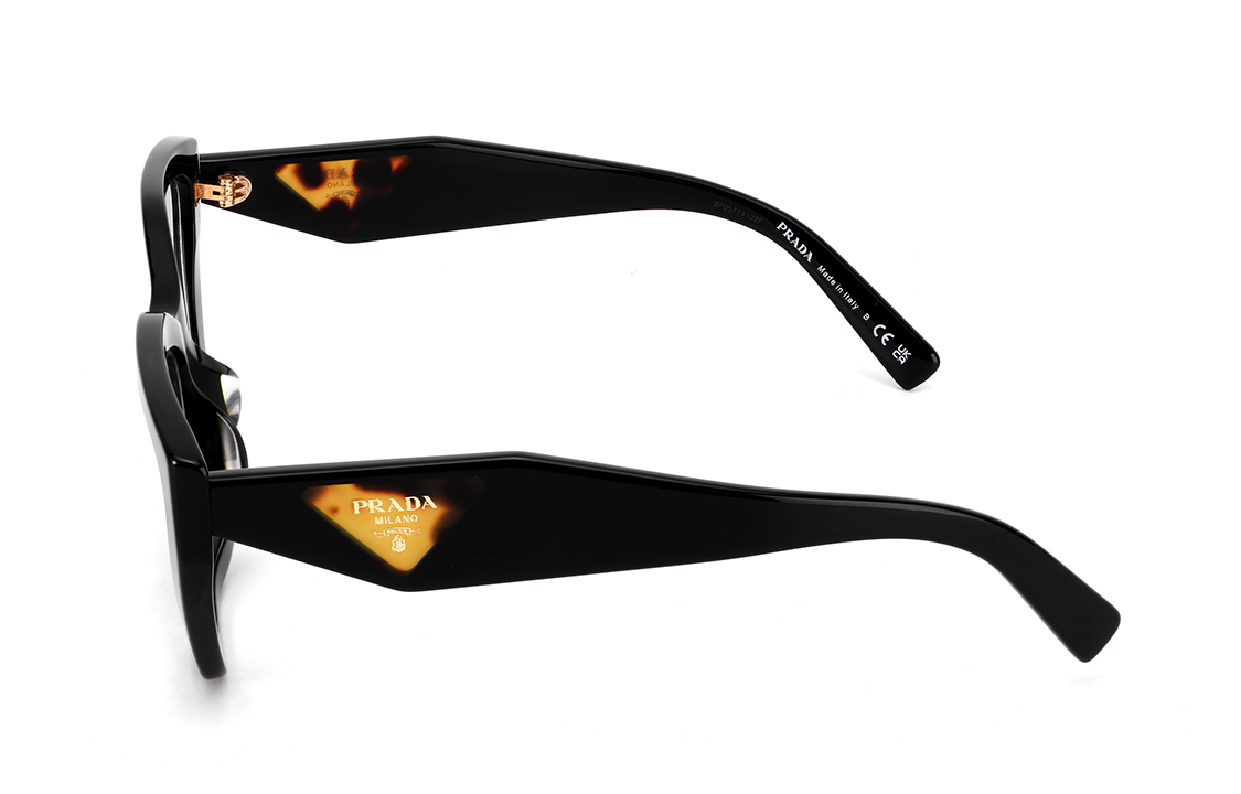 PRADA Irregular Optical Frame Black Unisex Glasses. 0PR09YVF-1AB101 圖 7