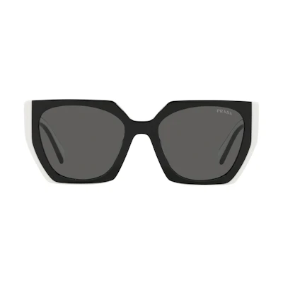 PRADA Irregular Shaped Round Sunglasses Unisex Couple Style. PR15WS09Q5S0
