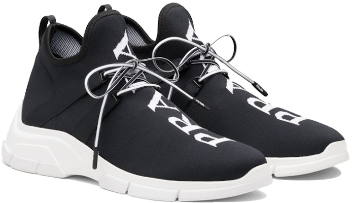 プラダ ニットスニーカー 黒白 (Purada Knitto Sunīkā Kuro Shiro) 4E3492-3V98-F0967 Order プラダ ニットスニーカー 黒白 (Purada Knitto Sunīkā Kuro Shiro) 4E3492-3V98-F0967