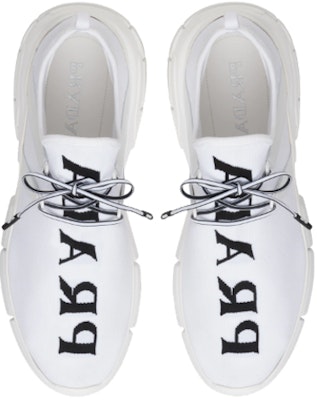 Prada Knit Fabric Sneakers 'White Black' 4E3492-3V98-F0964 Shop Prada Knit Fabric Sneakers 'White Black' 4E3492-3V98-F0964