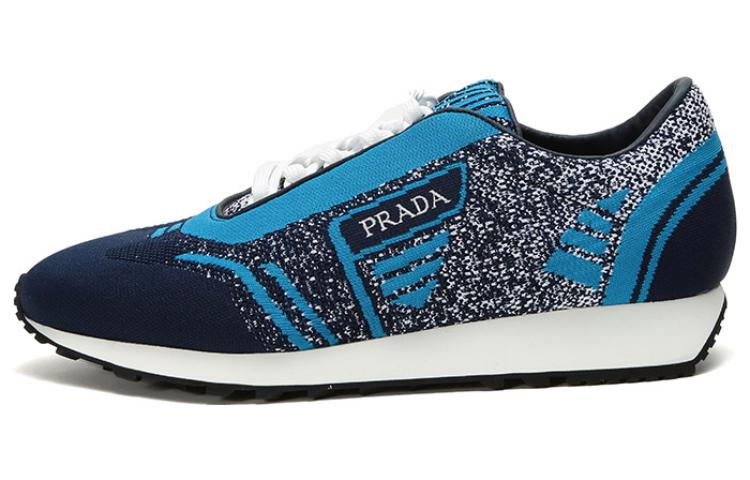Buy Prada Kain Rajutan Jacquard Rendah 'Navy' 2EG272-3KUX-F0OBM
