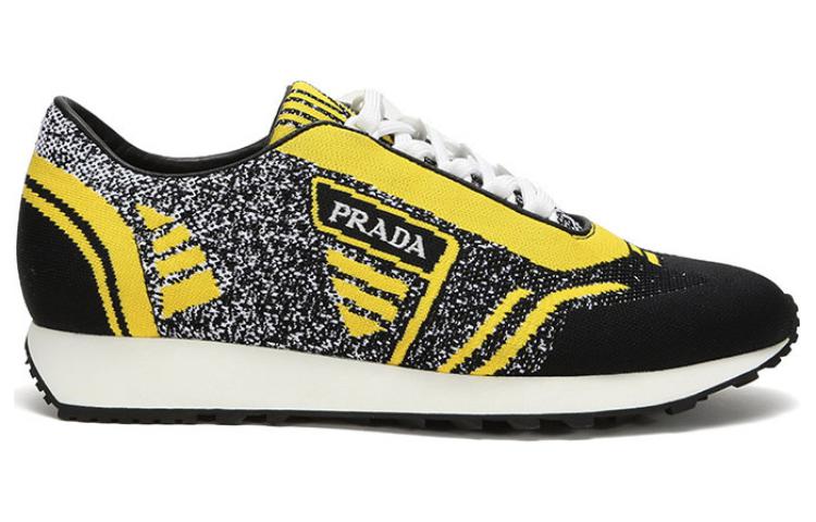 Order Prada Kain Knit Jacquard Rendah 'Nero Giallo' 2EG272-3KUX-F0C5Z