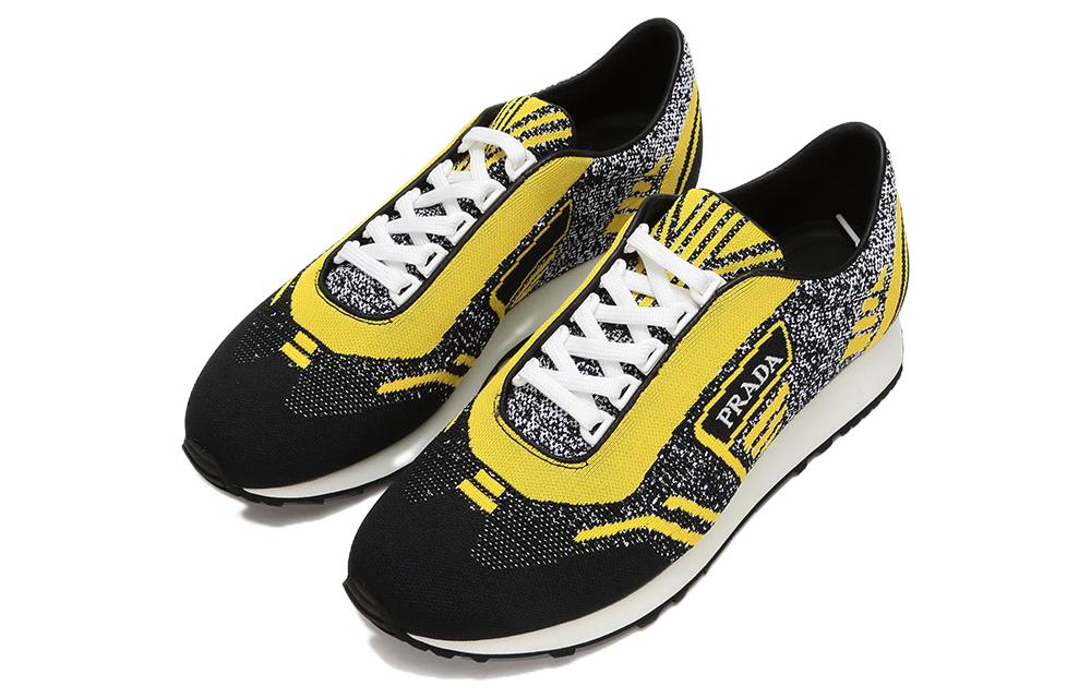 Lookbook Prada Kain Knit Jacquard Rendah 'Nero Giallo' 2EG272-3KUX-F0C5Z