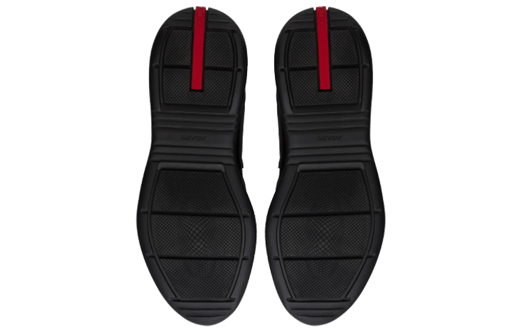 Prada Knit Motor Sneaker 'Black' 圖 5