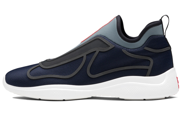 Prada Knit Sneakers 'Blue Grey'