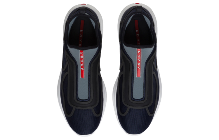 Prada Knit Sneakers 'Blue Grey' 圖 4