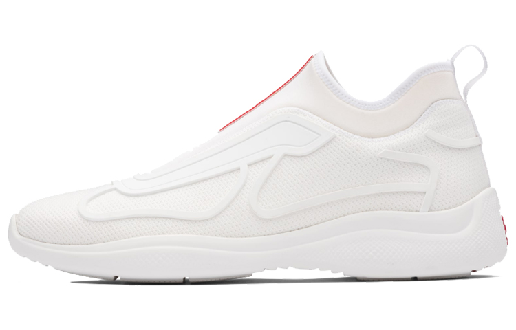 Prada Knit Sneakers 'Motorcycle White'