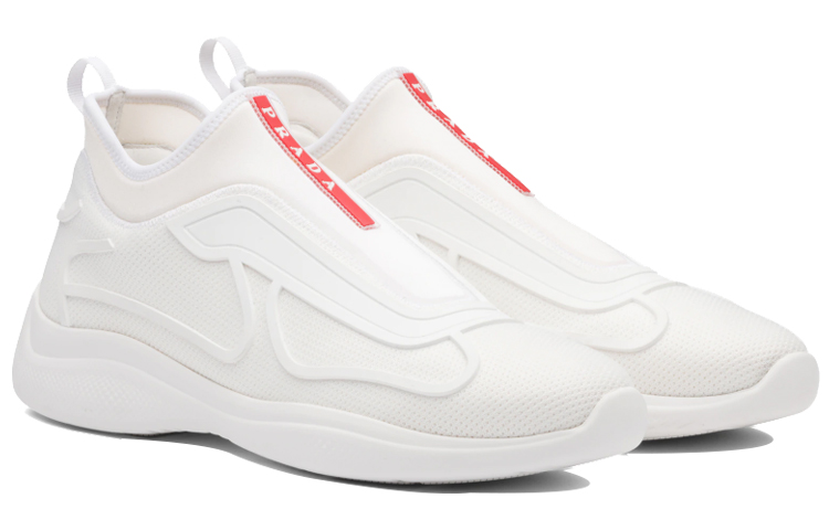 Prada Knit Sneakers 'Motorcycle White' 圖 2