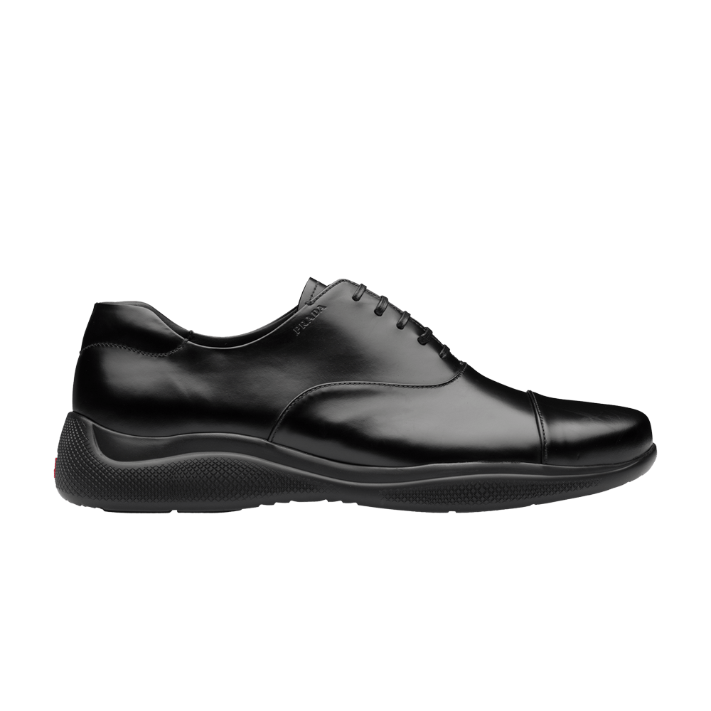 Prada Lace-Up Oxford Sneaker 'Black'