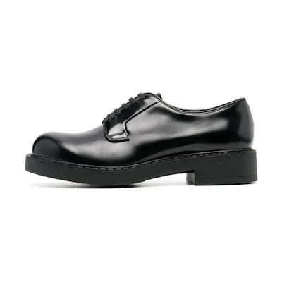 Prada Lace Up Derby 'Black'