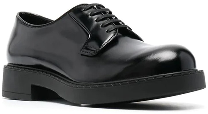 Derby 'Hitam' Prada Bertali Kasut 2EE381_055_F0002 Order Derby 'Hitam' Prada Bertali Kasut 2EE381_055_F0002