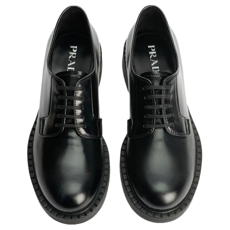 Lookbook Prada Lace Up Derby 'Hitam' 2EE381_055_F0002