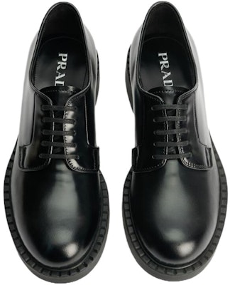 Derby 'Hitam' Prada Bertali Kasut 2EE381_055_F0002 Lookbook Derby 'Hitam' Prada Bertali Kasut 2EE381_055_F0002