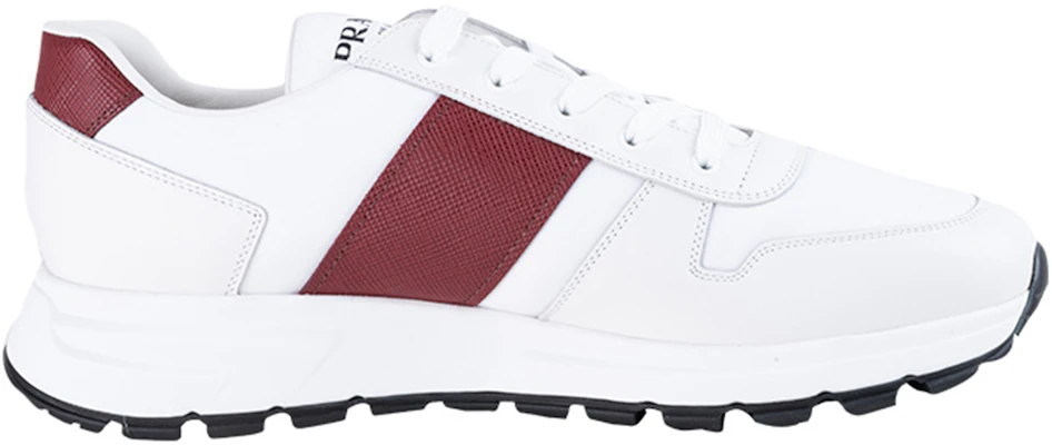 Zapatillas Prada de Cuero y Nylon 'Blanco Rojo' 4E3463_3L1K_F0YHV_F_G000 Order Zapatillas Prada de Cuero y Nylon 'Blanco Rojo' 4E3463_3L1K_F0YHV_F_G000
