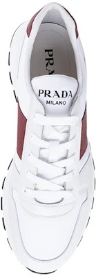 Zapatillas Prada de Cuero y Nylon 'Blanco Rojo' 4E3463_3L1K_F0YHV_F_G000 Lookbook Zapatillas Prada de Cuero y Nylon 'Blanco Rojo' 4E3463_3L1K_F0YHV_F_G000
