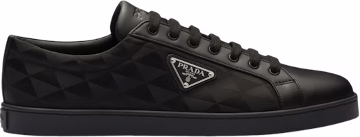 Prada Leather and Re-Nylon Sneaker 'Black Symbole Motif Pattern' 2EE376-3LNW-F0002 Prada Leather and Re-Nylon Sneaker 'Black Symbole Motif Pattern' 2EE376-3LNW-F0002