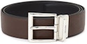 Order Prada Leather Belt Black/Brown 3.3cm Wide 2CC004-053-F00XF