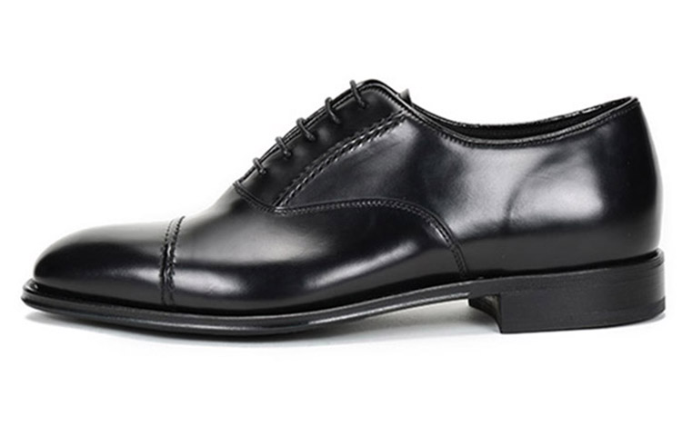 Prada Leather Business Dress Shoes 'Black'