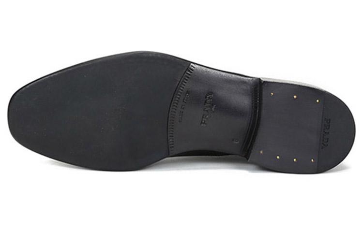 Prada Leather Business Dress Shoes 'Black' 圖 6