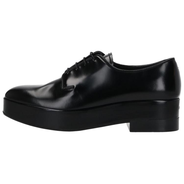 Prada Leather Casual Sneaker 'Black CMFT'