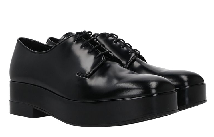 Prada Leather Casual Sneaker 'Black CMFT' 圖 3