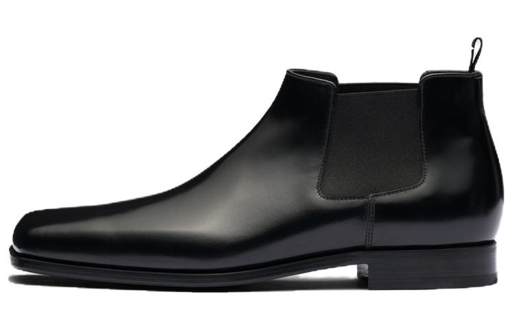Prada Leather Chelsea Boots 'Black Ankle' 2TA077_055_F0002_F_X000