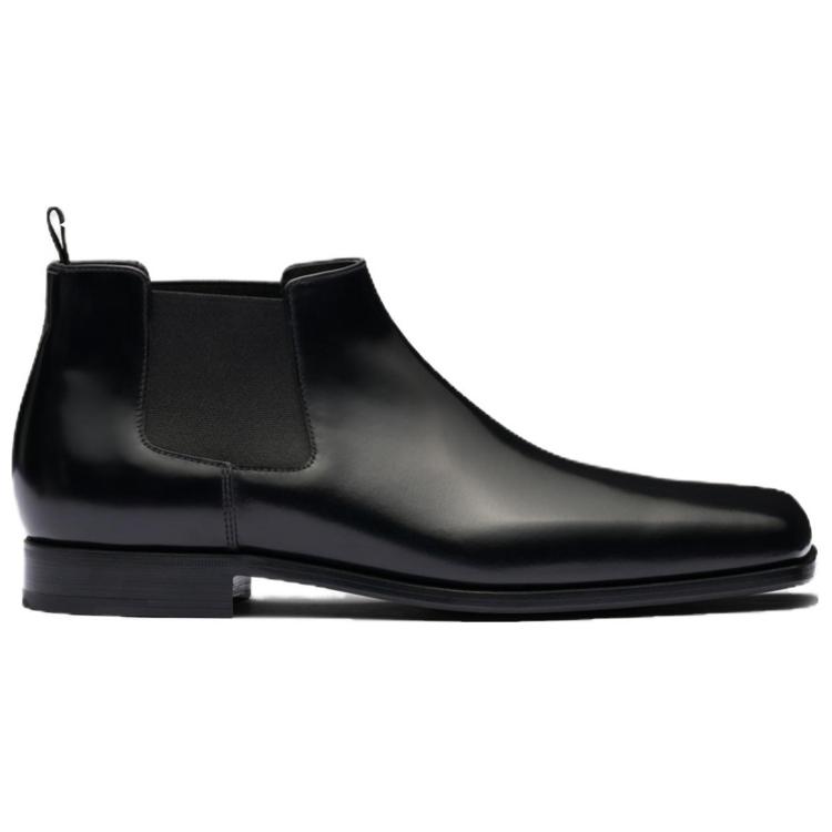 Order Bottes en cuir Prada Chelsea ''Noir Cheville''. 2TA077_055_F0002_F_X000