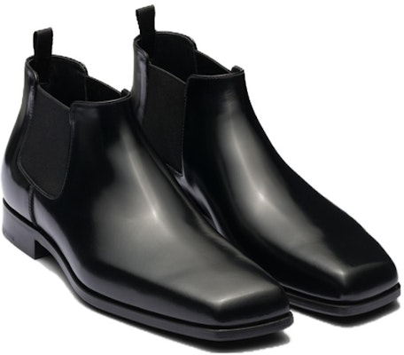 프라다 블랙 앵클 레더 첼시 부츠 (Prada Black Ankle Leather Chelsea Boots) 2TA077_055_F0002_F_X000 Lookbook 프라다 블랙 앵클 레더 첼시 부츠 (Prada Black Ankle Leather Chelsea Boots) 2TA077_055_F0002_F_X000
