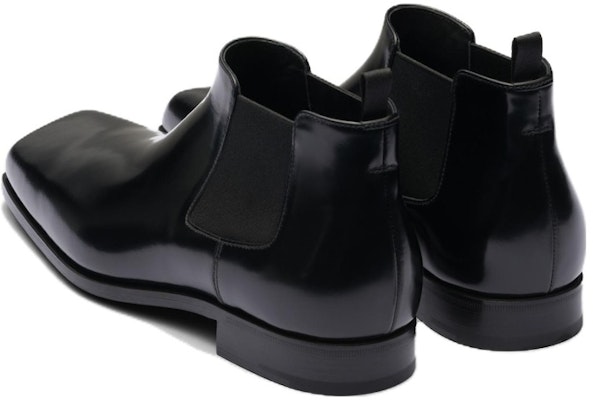 Botines Chelsea de Cuero Prada 'Tobillo Negro' 2TA077_055_F0002_F_X000 Lookbook Botines Chelsea de Cuero Prada 'Tobillo Negro' 2TA077_055_F0002_F_X000
