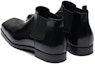 Shop 프라다 블랙 앵클 레더 첼시 부츠 (Prada Black Ankle Leather Chelsea Boots) 2TA077_055_F0002_F_X000