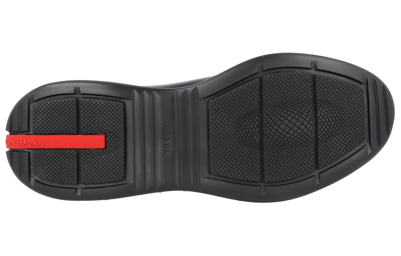 Prada Leather Chelsea Boots 'CMFT Fashion' 4.5cm Black 圖 4