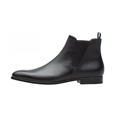 Prada Leather Chelsea Boots 'Fashion Ankle'