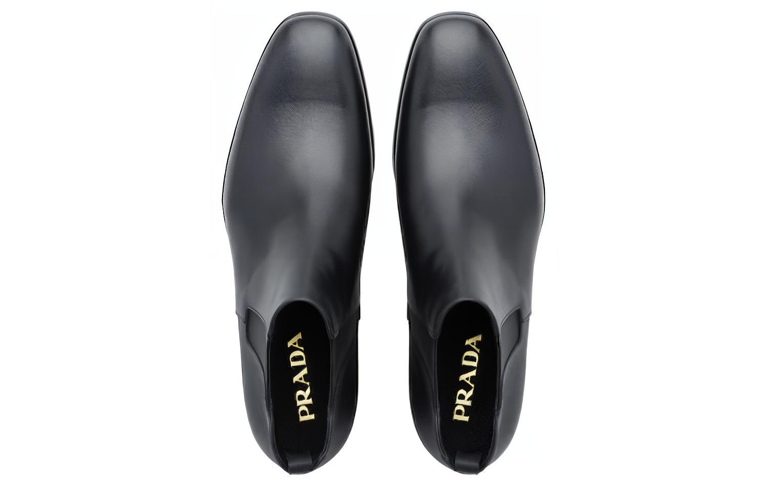 Prada Leather Chelsea Boots 'Fashion Ankle' 圖 4