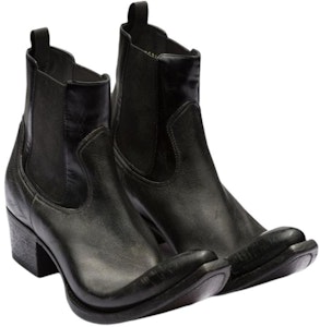 Prada Sepatu Boots Chelsea Kulit 'Wizard' 2TG210_3LMM_F0002_F_C000 Lookbook Prada Sepatu Boots Chelsea Kulit 'Wizard' 2TG210_3LMM_F0002_F_C000