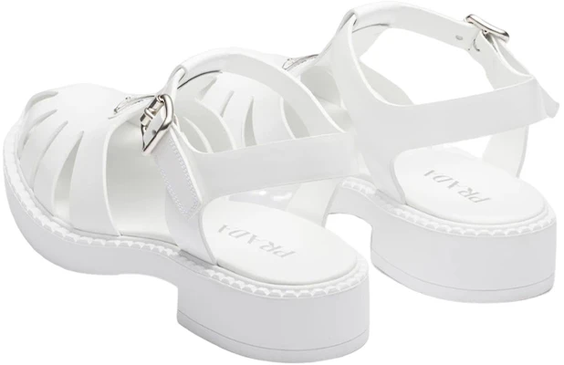 プラダ エナメル トライアングル サンダル (白) 2X3084_055_F0009 Purchase プラダ エナメル トライアングル サンダル (白) 2X3084_055_F0009